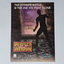 Perfect Weapon PlayStation 1 PS1 Next Experience Print Ad/Poster Promo Art picture