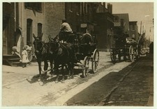 Baltimore Maryland 1910 Fells Point Berry Fields Horse Wagons Child Labor picture