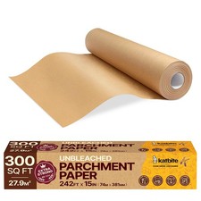 Katbite Unbleached Parchment Paper Roll, 15in x 15 in x 242 ft, 15x242-B picture