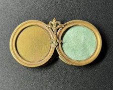 Antique French Style Louis XVI Miniature Double Portrait Frame picture