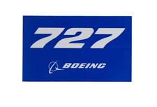 NEW Boeing 727 Blue Sticker, UPC # 580080040035 picture