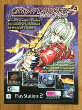 Growlanser: Generations PS2 Playstation 2 2004 Print Ad/Poster Official RPG Art picture