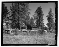 Stone ruins, view from west - Bar B C Ranch, Bath House, 210' southwest picture