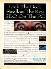 3DO Blaster PC Vintage 1994 Magazine Ad Creative Labs Video Game History picture