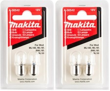 Makita A-90261 Replacement Bulb (Xenon), 2/pk 2 Count (Pack of 2), Clear picture
