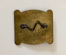 1988 RARE VINTAGE METAL SUMMER SEASON BEACH BADGE LAVALLETTE, NJ picture