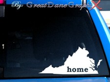 Virginia Home, Heart, Native, Roots, Proud, State - Vinyl Decal Sticker picture
