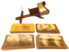 1904 Keystone Stereoscope - Lot of 41 Miscellaneous Cards of People and Places picture