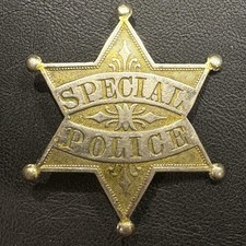 Antique S.G. Adams ST. LOUIS Special Police Star Badge C-Catch 1890s-1910s Rare picture