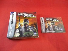 Tom Clancy's Splinter Cell Pandora Tomorrow Game Boy Advance Box &Manual NO GAME picture