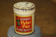 Vintage Derby’s Peter Pan Peanut Butter 2 Oz Free Sample Advertising Tin Can picture