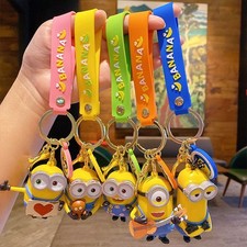 Genuine Minions Keychain – Official Licensed Bob Kevin Stuart Character Charm picture