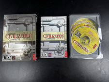 Sid Meier’s Civilization III Complete PC Game (see pics) Big Box 3-CD picture