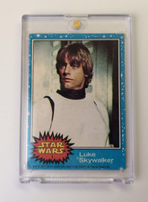 1977 Topps Star Wars Blue Series 1 #1 Luke Skywalker Rookie Lower Middle Grade picture