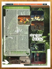 1998 Starsiege/Tribes PC PREVIEW Print Ad/Poster Retro CD-ROM Computer Game Art picture