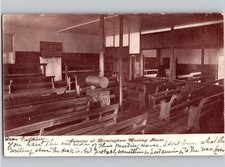 c1905 Interior View Meeting House Birmingham Alabama AL Jefferson Shelby County picture