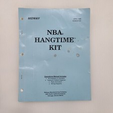 NBA Hangtime arcade owner's manual picture