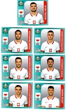 Panini UEFA Euro 2020 Blue European Version - Poland - Update Set 7 Stickers picture