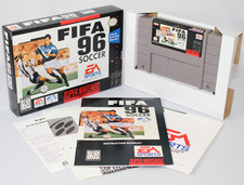 FIFA Soccer 96 SNES Complete CIB GREAT Condition w/ RARE POSTER & REG NICE picture
