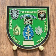 1st Battalion 1st Special Warfare Training Group (Airborne) Challenge Coin  W#8 picture
