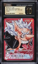 Monkey D. Luffy ST21-001 CGC 10 Pristine One Piece Base Shop Collection Jpn picture