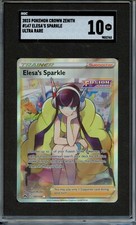 2023 Pokemon Elesa’s Sparkle Ultra Rare SGC 10 picture