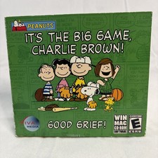 Peanuts - It's The Big Game Charlie Brown GOOD GRIEF  (Pc Game) SEALED picture