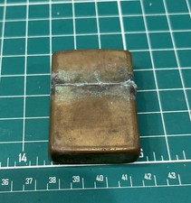 Vintage 1932-1989 Solid Brass Zippo Lighter picture