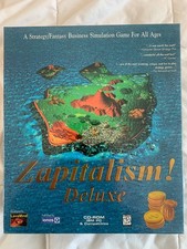 NEW Zapitalism Deluxe PC Game SEALED Big Box business simulation game picture