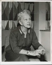 1955 Press Photo Mrs. Raymond Clapper in Kansas City - lra70934 picture