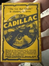 Vintage Cadillac Advertising Hand Mirror Detroit Michigan picture