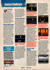 Sega Shinobi III Genesis GamePro Magazine Review Page 1993 Retro Gaming Print picture