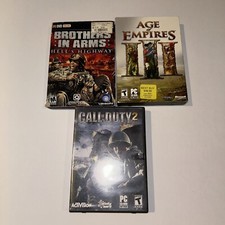 Lot Of PC Games Age Of Empires 3, Call Of Duty 2, Brothers In Arms Hell’s Highwy picture