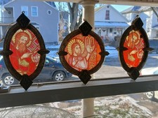 Religious Jesus Christ God Window Decorations Suncatchers Rare Unique 169 picture