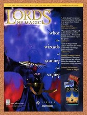 1998 Lords Of Magic PC Original Advertisement / Retro Promo v1 picture