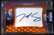 2020 LEAF DECISION TED CRUZ AUTO SIGNED CUT #D 1/10 ENCASED AUTOGRAPH picture