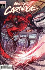Absolute Carnage #1 Cover K Incentive Nick Bradshaw Variant Cover Near Mint picture
