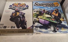 Vintage MOTO RACER S & Snowmobile Racing CD ROM Games PC WINDOWS 95 picture