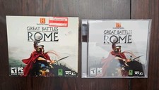 GREAT BATTLES OF ROME FOR PC-DVD SOFTWARE in Excellent Condition Fast Shipping  picture