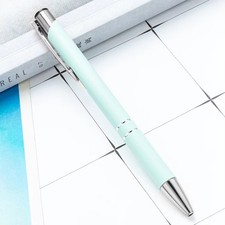 20-200pcs Metal Ballpoint Pen Laser Engraved Custom Logo Advertising Pen picture