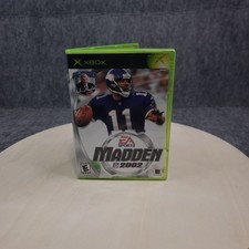 Xbox Madden NFL 2002 Standard Edition NTSC Complete with Manual Good Condition picture