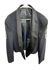 US Air Force Mess Dress Jacket 50R Blue Enlisted Formal USAF Uniform SMSgt picture