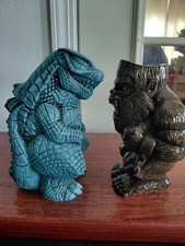 Godzilla King Kong Tiki Heat Ray & Skull Island Variant Mondo New LE:500 picture