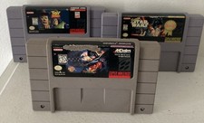 Nintendo SNES Super Starwars, Batman Forever, Toy Story Lot Of 3 Tested Games picture