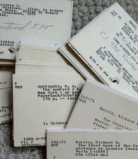 Lot 75 Library Card Catalog Index Cards Lot Scrapbooking Crafting Paper Crafts picture
