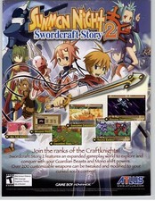 2006 Summon Night Sword Craft Story 2 GBA Print Ad/Poster Video Game Promo Art picture