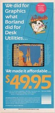Spectrum Holobyte The Art Studio Vintage 1985 Print Ad Color Graphics picture