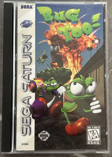 Bug Too | CIB Complete | Sega Saturn | Fast shipping Registration Card Clean picture
