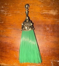 Vintage Tiny Decorated Brush, Hat Brush, Clothes Brush 4.25” picture
