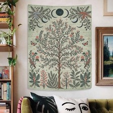 Lunerfex Tree of Life Wall Tapestry - Celestial and Botanical Wall Hanging fo... picture